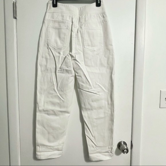 NWT Super High Waisted White Jeans - Picture 6 of 7